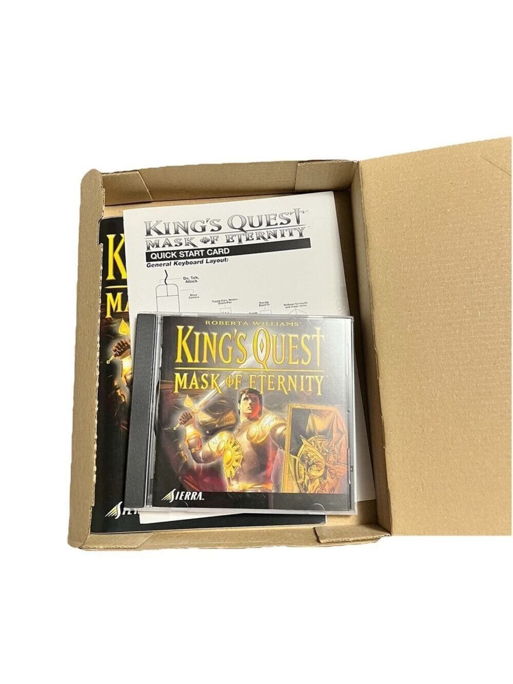 King's Quest Mask of Eternity Big Box CD-Rom PC Game Windows 95 With Manuals